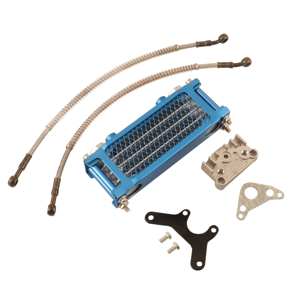 Motorcycle Oil Cooling Cooler Radiator Oil Cooler Set For 125 140cc Dirt Bike Monkey Bike DAX Pocket ATV Motor