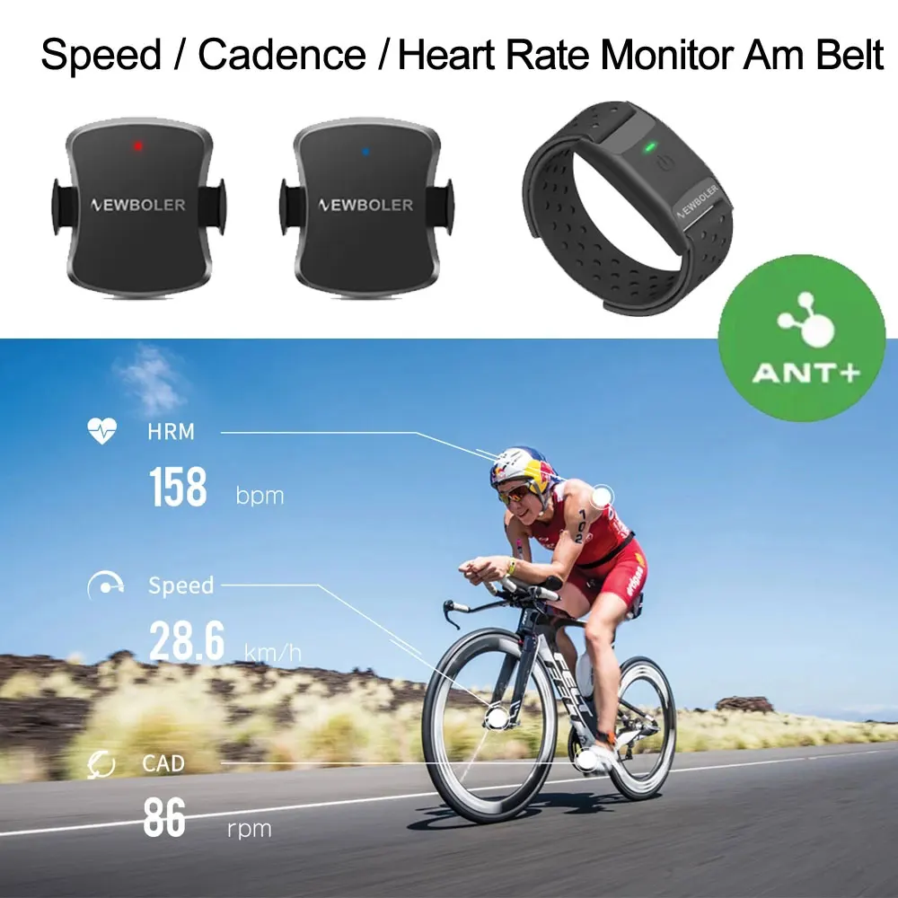 NEWBOLER cardiofrequenzimetro bracciale ottico Fitness esterno Dual mode  Sensor Bluetooth 4.0 ANT per Garmin Strava Bike Computer|Bicycle Computer|  - AliExpress