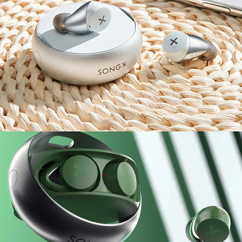 The New TWS Wireless Bluetooth Stainless Steel 5.0 Supports Wireless Charging Stereo On-Ear Waterproof Headphones