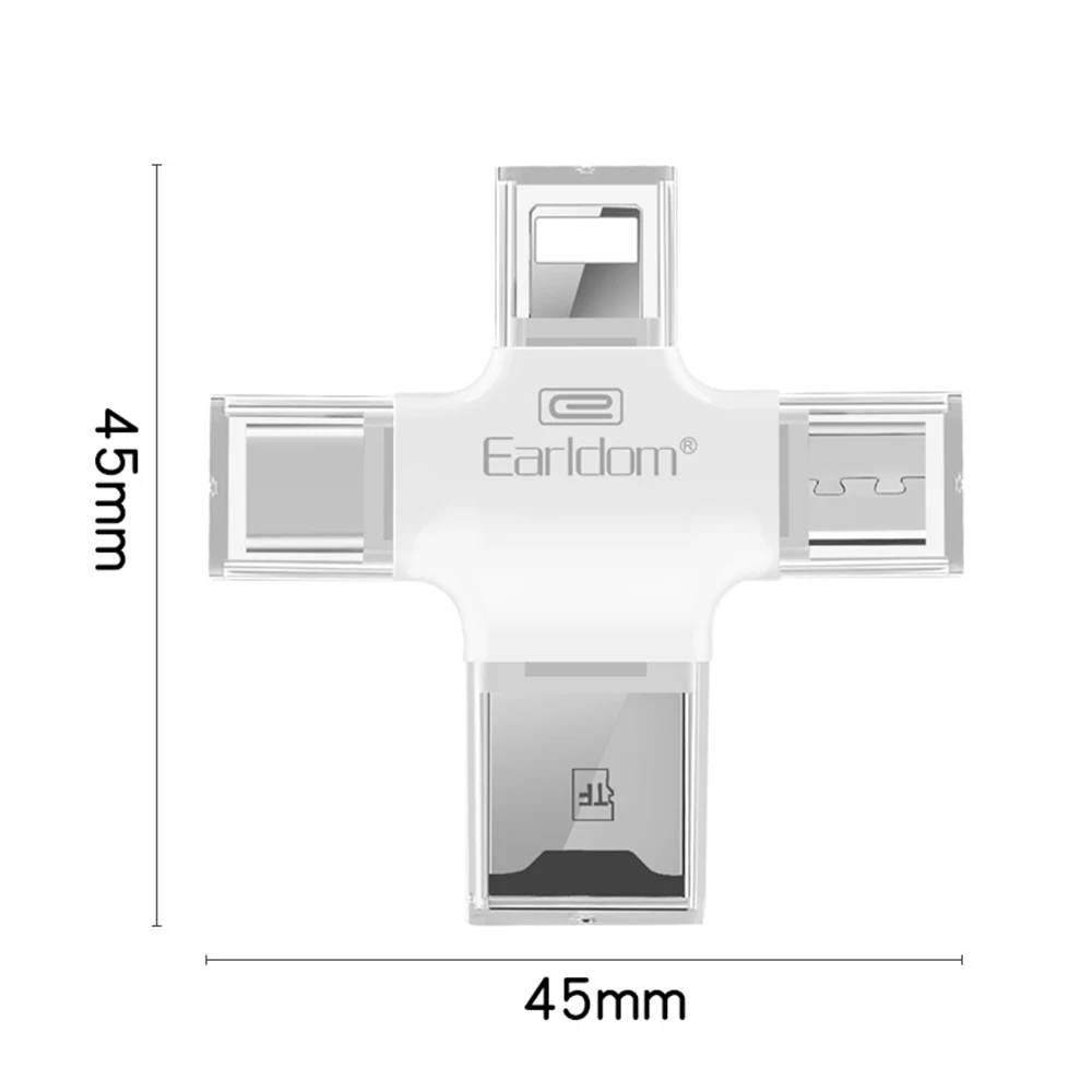 FDBRO 2019 Новый горячий 4 в 1 тип-c/Micro USB/USB 2,0 кард-ридер Micro SD кард-ридер Android Otg считыватель для телефона Бесплатная доставка