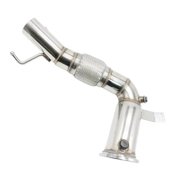 

STAINLESS DECAT DOWNPIPE EXHAUST PIPE fit for BM*W MINI COOP*ER S F56 2014+