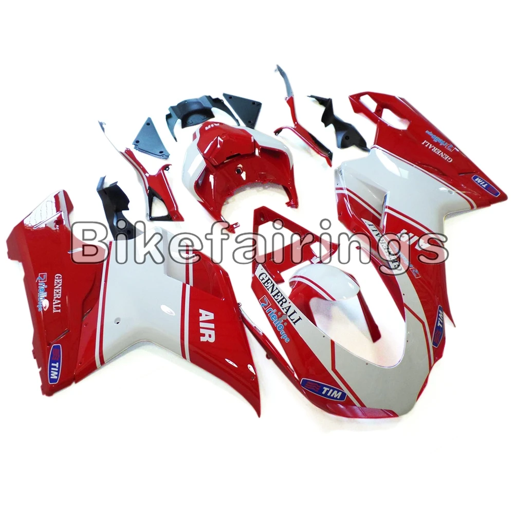Полный обтекатели для поездок на мотоцикле Ducati 1098/848/1198 2007 2008 2009 2010 2011 2012