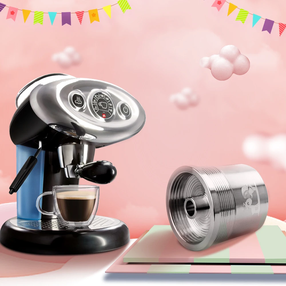 

Brand New Stainless Steel Reusable Coffee Filter Refillable Capsule Cup Pods Support Customzie Logo For illy Machine Refillable