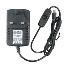 Power Supply Adapter Switch Type-C 5V 3A US/EU/UK/AU Plug for Raspberry Pi 4B high quality material Power Supply Adapter Switch Type-C 5V 3A US/EU/UK/AU Plug for Raspberry Pi 4B high quality material