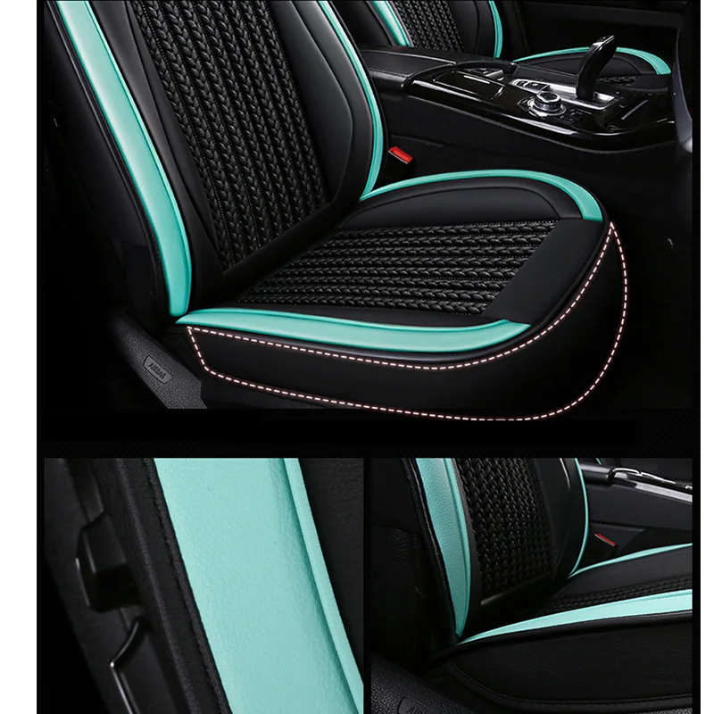 (Front+Rear) ice silk 5 seat covers auto For Chery a3 a5 amulet cowin e5 qq6 tiggo 3 5 7 fl t11 of