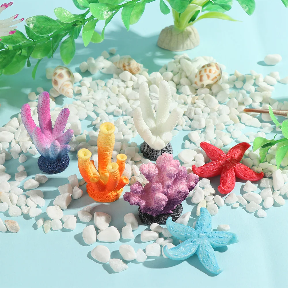 24 Type Artificial Coral/Starfish Plants Aquarium Fish Tank Landscape Decor New 