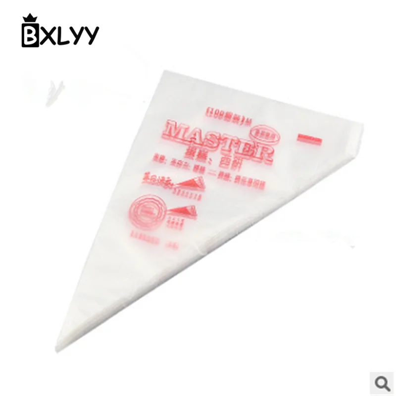 BXLYY 100 шт, украшение для выпечки десерта, маленький одноразовый мешок для крема, кухонные аксессуары, инструмент для украшения торта, Кондитерские принадлежности. 85z