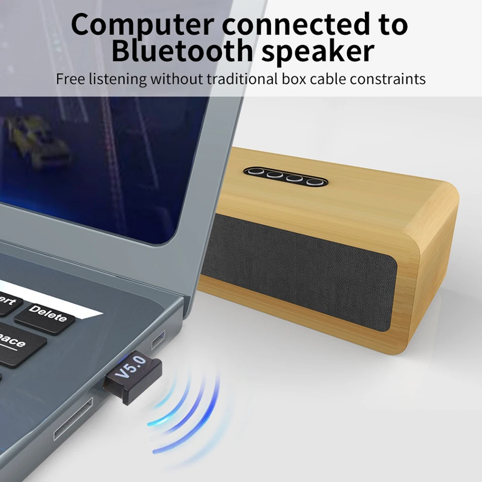 USB Bluetooth-Compatible 5.0 5.1 Adapter Transmitter Receiver Audio Dongle Wireless USB Adapter for PC Laptop bluetooth adapter