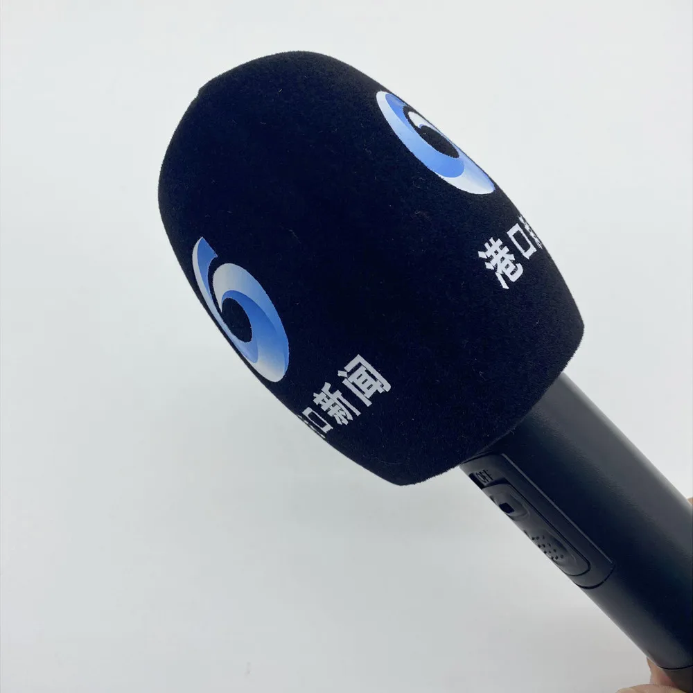 logotipo do pára-brisas, pára-brisa para estações de TV, Repórteres Entrevista