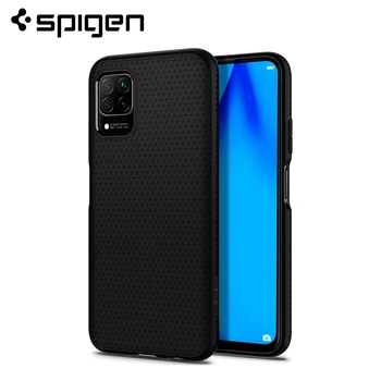 

Spigen Liquid Air Case for Huawei P40 Lite (Nova 7i) - Matte Black Anti-Slip Lightweight Thin Phone Cases & Covers