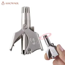 

Nose Trimmer for Men Stainless Steel Manual Trimmer for Nose Razor Shaver Washable Nose Ear Hair Trimmer
