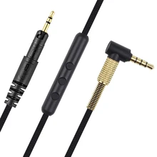 OFC Aux Remplacement Câble Tressé Cordon pour L'audio Technica ATH-M70X ATH-M60X ATH-M50X ATH-M40X ATH M70X M60X M50X M40X Casque