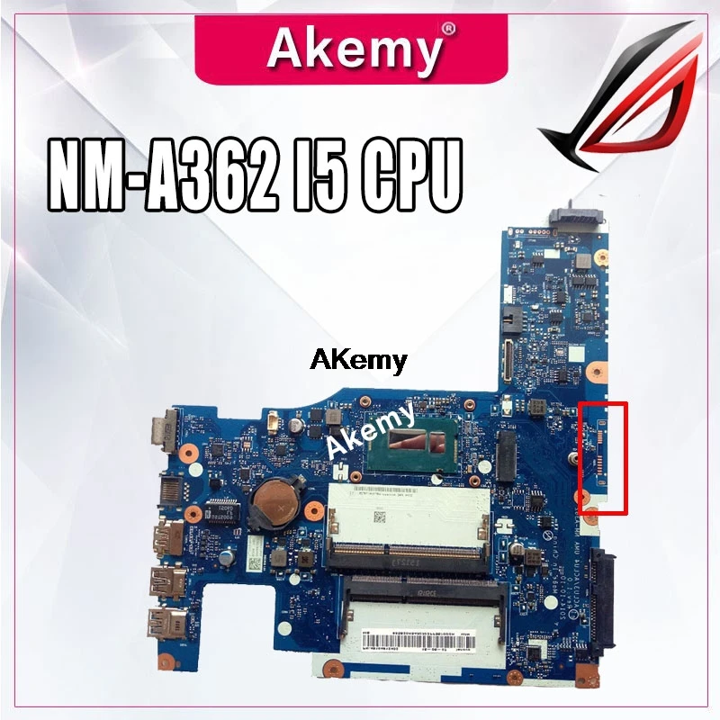Тестирование ACLU1 ACLU2 UMA NM-A272 NM-A362 для lenovo G50-70 Z50-70 G50-70M G50-80 Тетрадь материнская плата i5-CPU