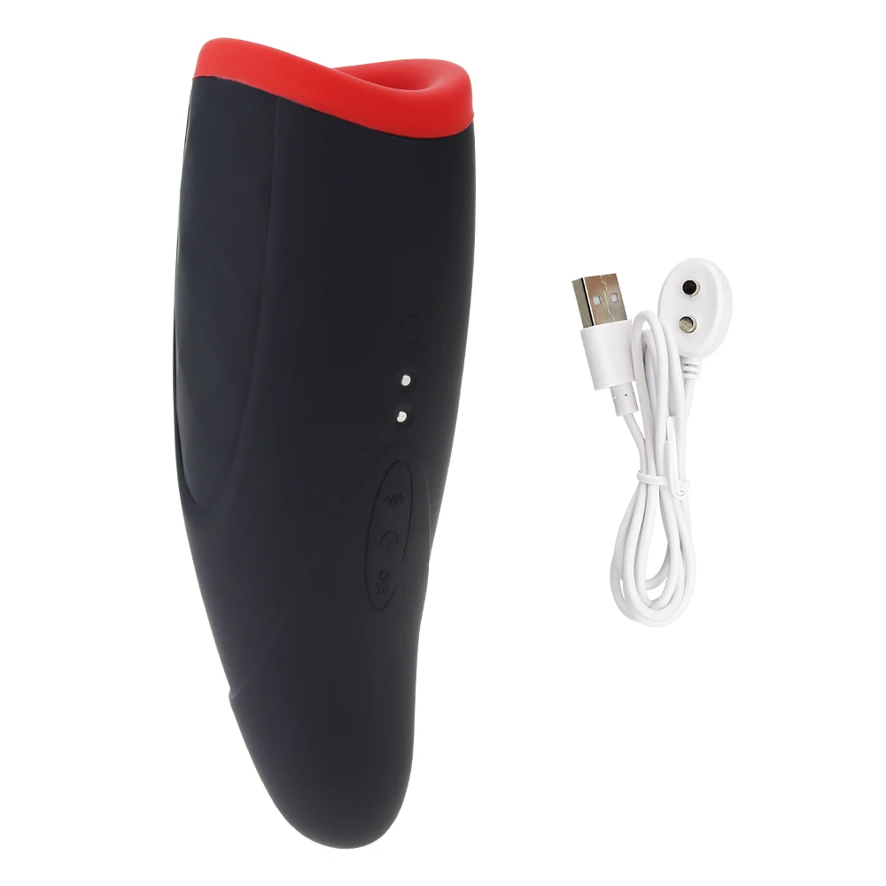Male Masturbator Electric Masturbation Cup with 7 Powerful Thrusting Modes Vagina Oral Sex Toys for Men Heatable Penis Trainer 4