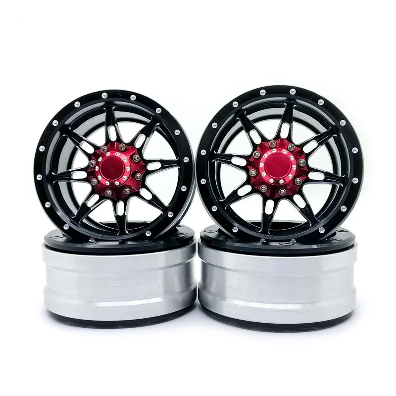 

4PCS Wheel Hub Kit For 1/10 Climbing Car D90 SCX10 CC01 TRX4 1.9inch RC Car