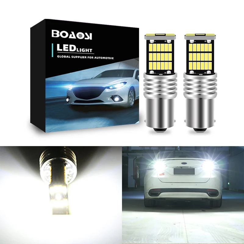 2x BA15S P21W 1156 светодиодная лампа поворота Singnal 1156A Canbus без Hyper Flash Bulb для Honda CRV Civic Accord
