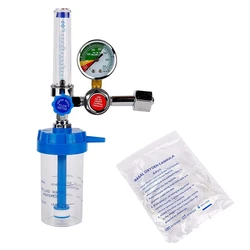 Régulateur de pression d'oxygène, jauge d'inhalateur, Valve réductrice de pression, débitmètre G5/8 pouces, bouée absorbante 