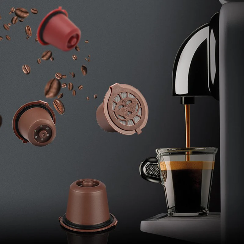 3 упаковки многоразового использования капсулы совместимы с Nespresso кофе-машина, заправляемые капсулы многоразового использования стручки более 100 раз