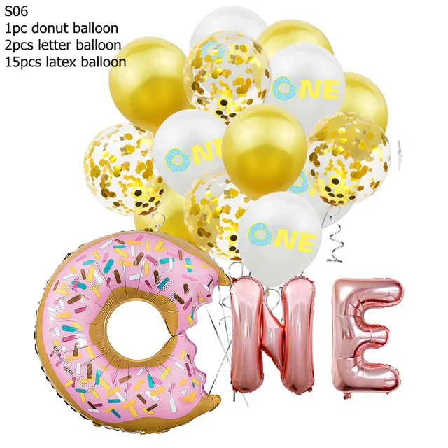 16Inch-Birthday-Party-Balloons-Rose-Gold-Two-Sweet-Donut-2-Years-Old-Aluminum-Foil-Balloons-For.jpg_640x640