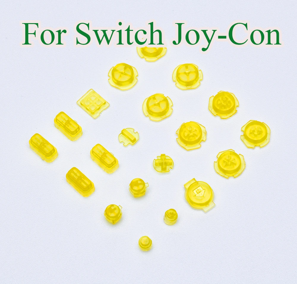 5Set Pulsanti Di Direzione Abxy Trasparenti Pulsanti Sl Sr Pulsante Set Completo Per Interruttore Ns Joycon Pulsanti Trasparenti Controller Sinistro D