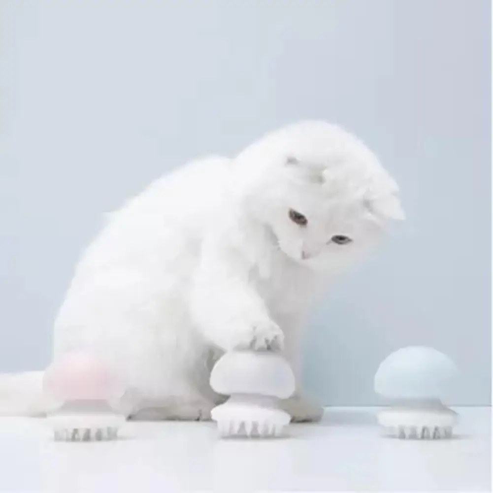 Щетка для кошек и домашних животных, массажная расческа, Расчесывание Волос, предотвращающая завязывание, стойкий к укусам, товары для домашних животных