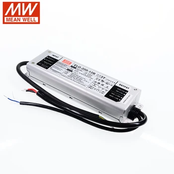 

MEAN WELL ELG-200-12B-3Y 192W 16A 12V Dimmable LED Power Supply 110V/220V AC to 12V DC 200W waterproof IP67 Dimming led driver