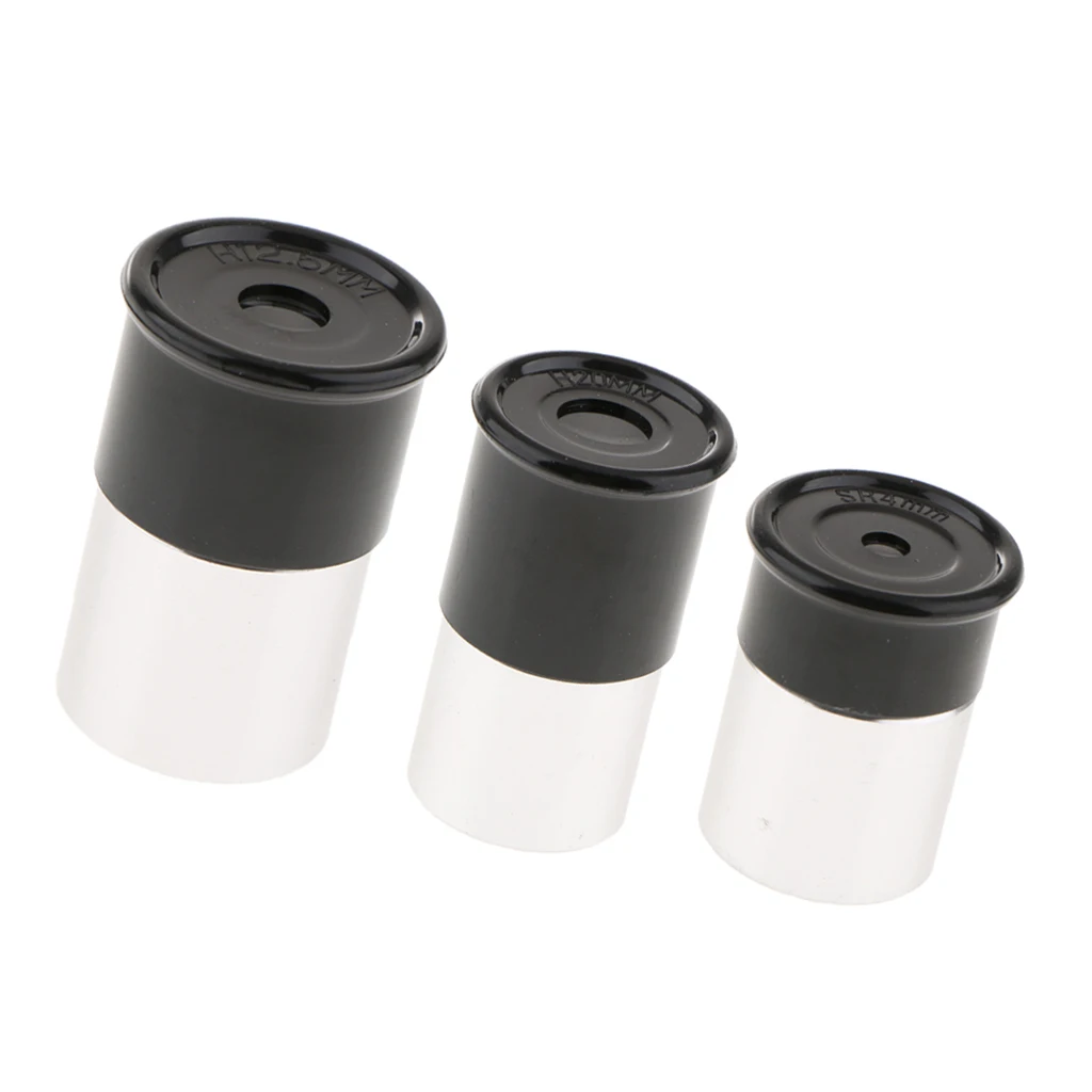 0.965'' Telescope Eyepiece Lens Set H20mm SR4mm H12.5mm Focal Length Fully Coated Optical Glass 3 In 1 0.965'' Telescope Eyepiece Lens Set H20mm SR4mm H12.5mm Focal Length Fully Coated Optical Glass 3 In 1