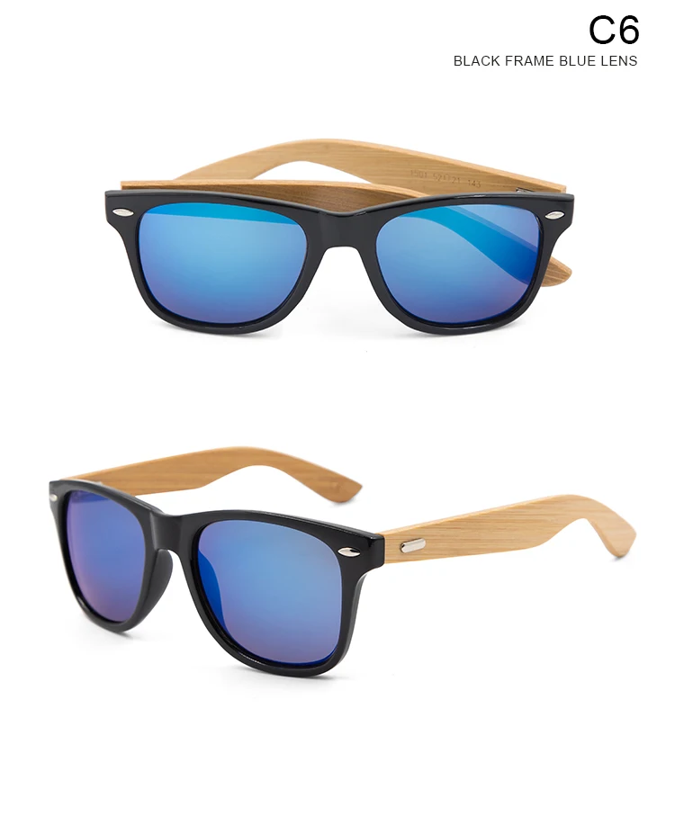 Винтажные бамбуковые деревянные рамки мужские женские солнцезащитные очки модное зеркальное покрытие солнцезащитные очки оттенки очки UV400 Oculos de sol Gafas