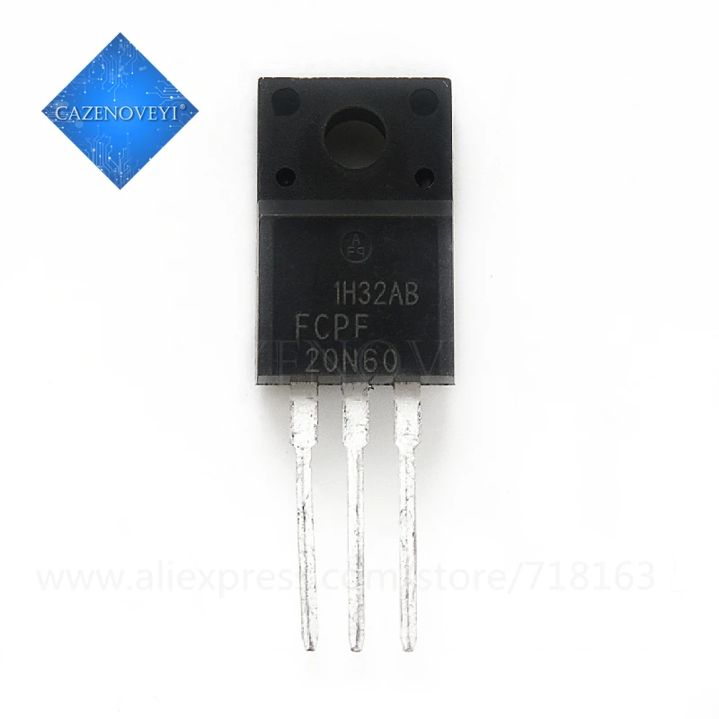 5 шт. / Лот FCPF20N60 FCPF20N60C 20N60C3 P20NM60FP 20N60 TO-220F в наличии | Электронные компоненты и