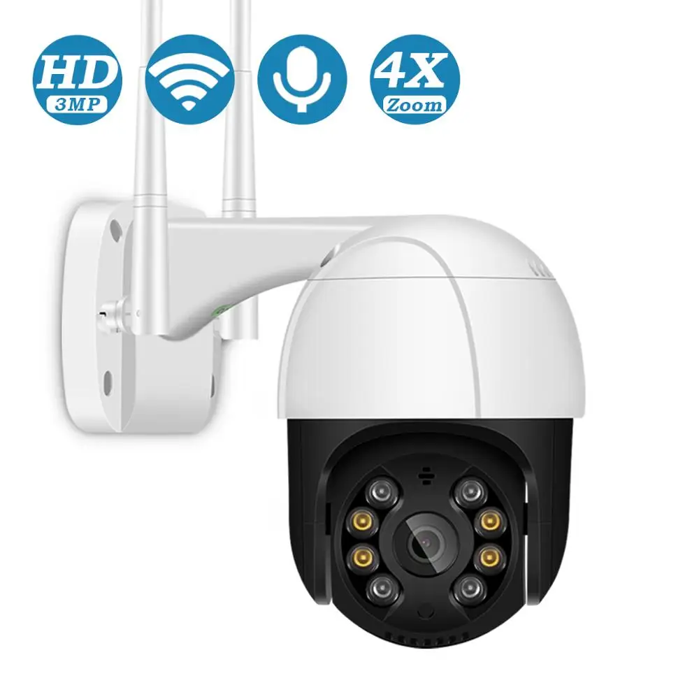 BESDER 3MP FHD Мини Wi Fi IP камера Ai Обнаружение Человеческой Формы Водонепроницаемая ip