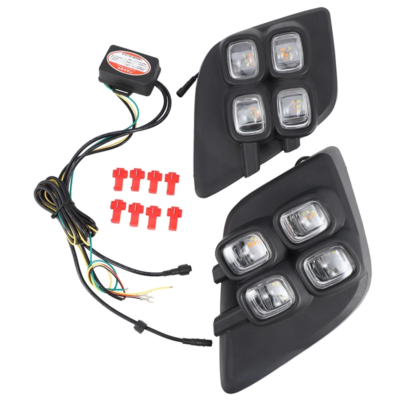 for Toyota Yaris 2013 16 LED DRL Daytime Running Lights Daylight Fog