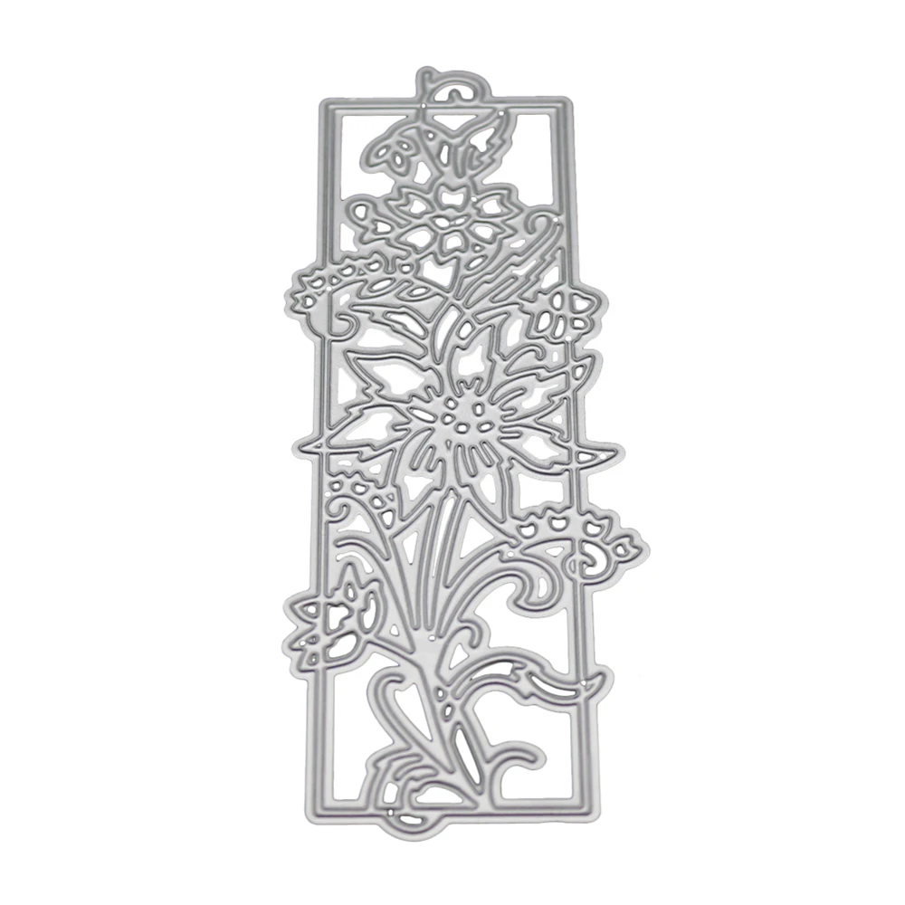  Flower Bookmark Metal Cutting Dies Paper Cards Cut Dies Stencils DIY Invitation Scrapbooking Photo  - 4.0001E+12