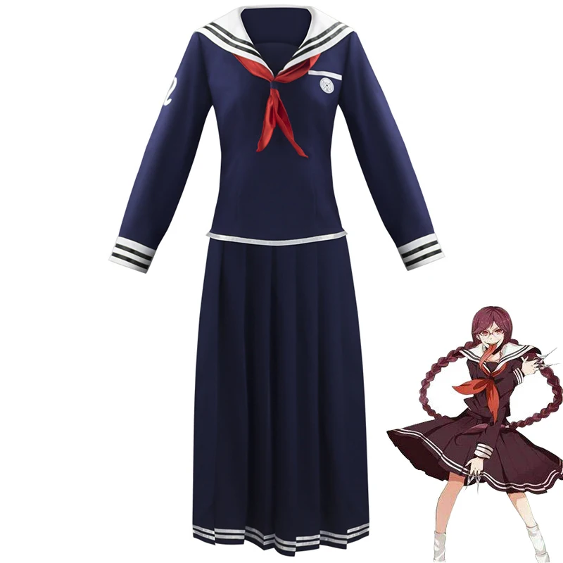 Новое поступление Fukawa Touko Danganronpa: триггер Happy Havoc косплей игра Danganronpa V3: убивает