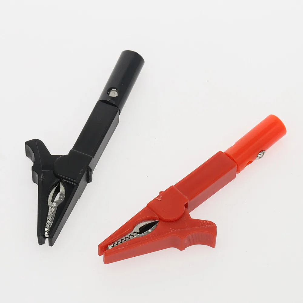 Battery Test Clip 55MM HV Alligator Clip For Banana Plug 4mm Multimeter Pen Cable Probes Crocodile 1pcs alligator clips electric test clamp test probes test leads