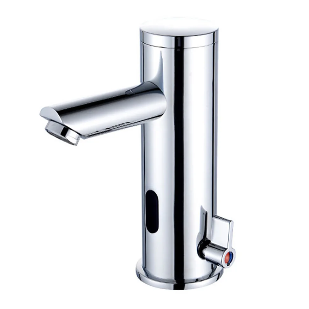 

Sink Sensor Smooth Bathroom Faucet Easy Install Home Durable Kitchen Hot Cold Automatic Heat Resistant Decorative Accessories