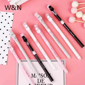 

4 Pcs/lot 0.38mm Erasable Pen Refil Blue/Black Ink Magic Gel Pen for School Office Writing Supplies Exam Spare Kawai Stationery