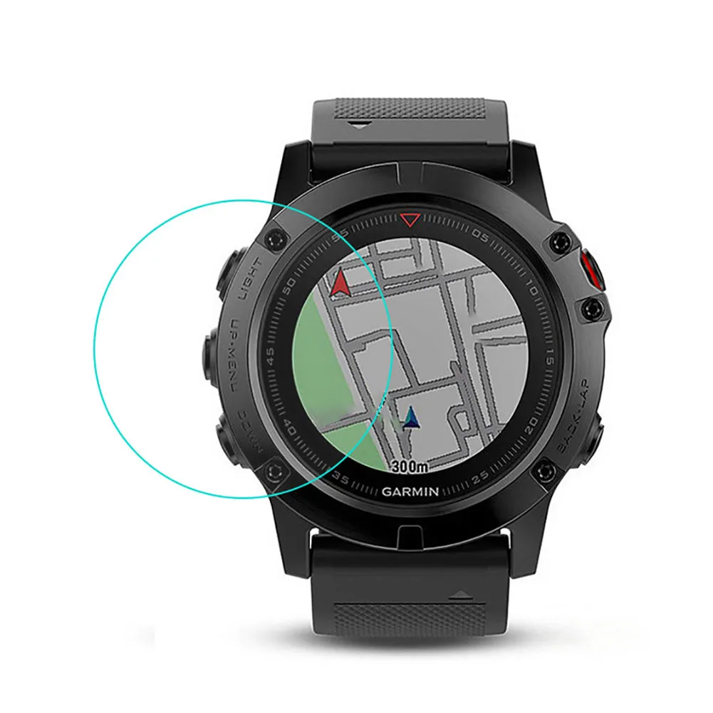 Спорт Закаленное стекло протектор экрана высокой четкости полное покрытие прозрачный круглый защитный Смарт-часы пленка для Garmin Fenix3 - Color: For Fenix5s
