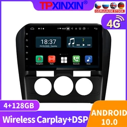 Radio Multimedia con GPS para coche, Radio con reproductor de vídeo, navegador, estéreo, accesorios, DVD, 2Din, Android 128, 10,0 GB, para Citroen C4L 2013   2017