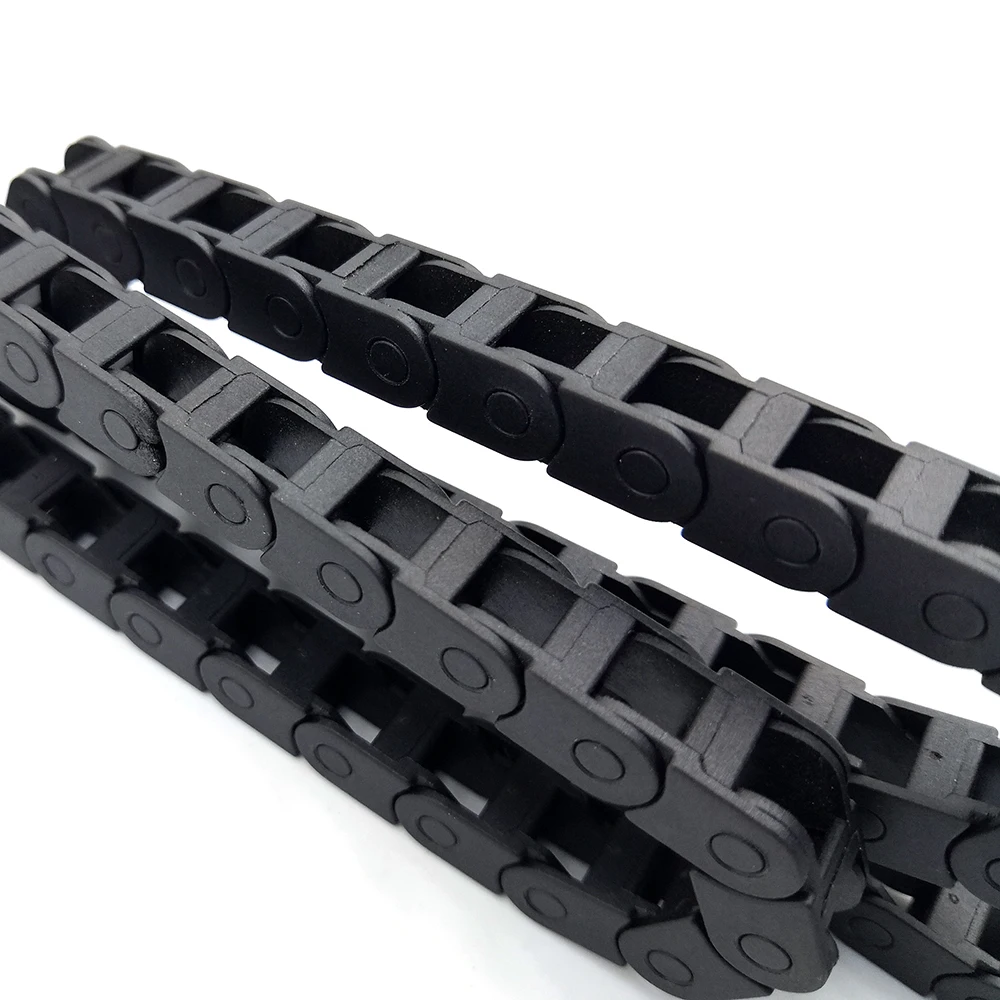 5x5mm Wire Carrier Cable Drag Chain 1 Meter for CNC Router Engraving Machine Roller Plastic Transmission Tanks plastic cable chain,cable carrier