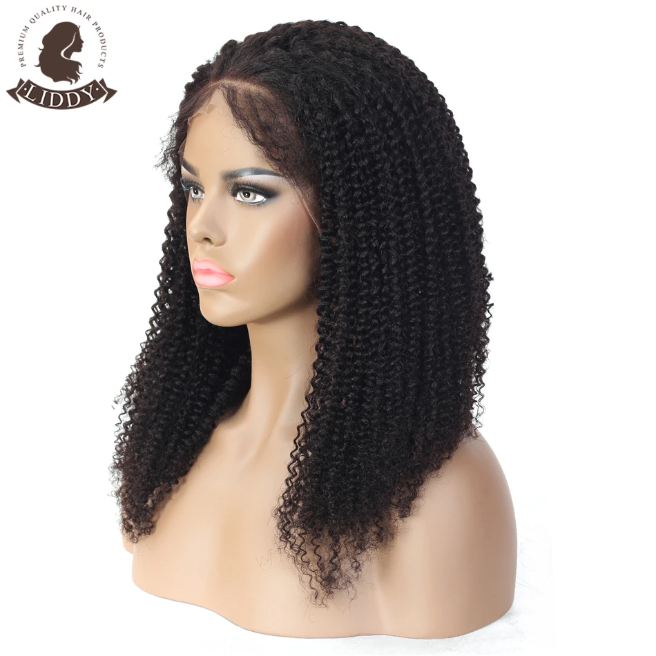 Liddy кудрявый парик из человеческих волос полный шнурок человеческие волосы парики с детскими волосами 1"-24" длинные волосы Малайзия человеческие волосы парик для женщин