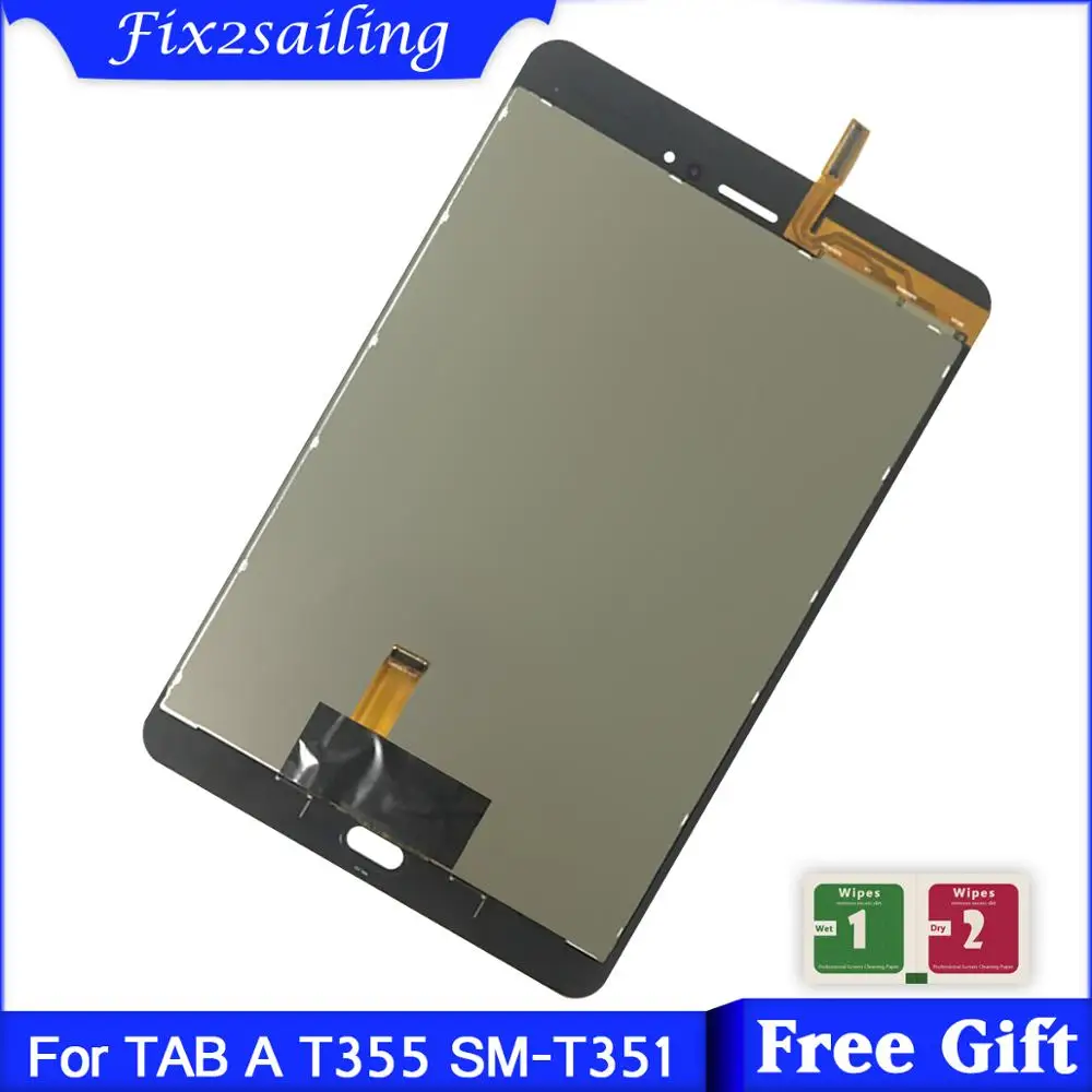 Для Samsung Galaxy Tab A SM-T355 T355 T350 SM-T350 ЖК-дисплей + сенсорный экран дигитайзер планшет LCDs