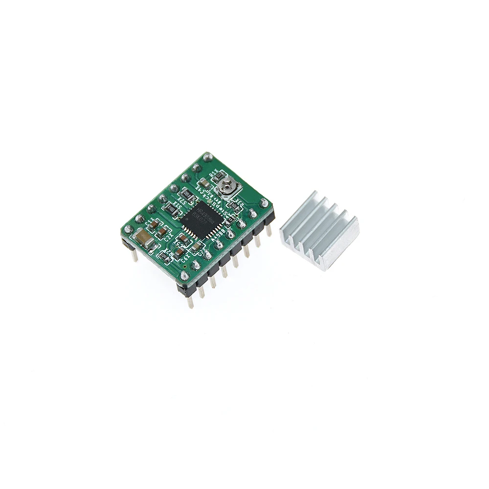 SIMAX3D шаговый двигатель драйвер A4988 DRV8825 Reprap шаговый драйвер модуль+ радиатор с наклейкой для DIY 3d принтер комбинация