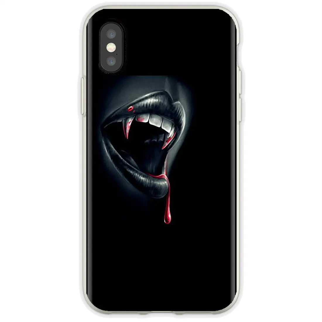 For Xiaomi Redmi 4A 7A S2 Note 8 3 3S 4 4X 5 Plus 6 7 6A Pro Pocophone F1 Soft Case Bite Me blood Sexy Vampire lips teeth | Мобильные