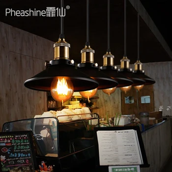 

Loft retro Industrial decoration Restaurant Bar modern simple creative iron hanging lamp