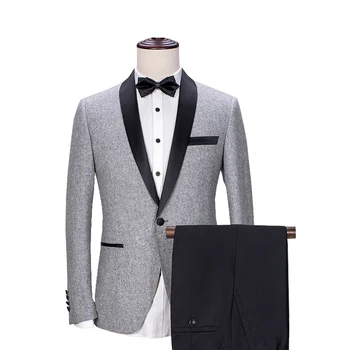 

( Jacket + Pants )Men's suit 2 piece business work suit Custom suit S-5XL