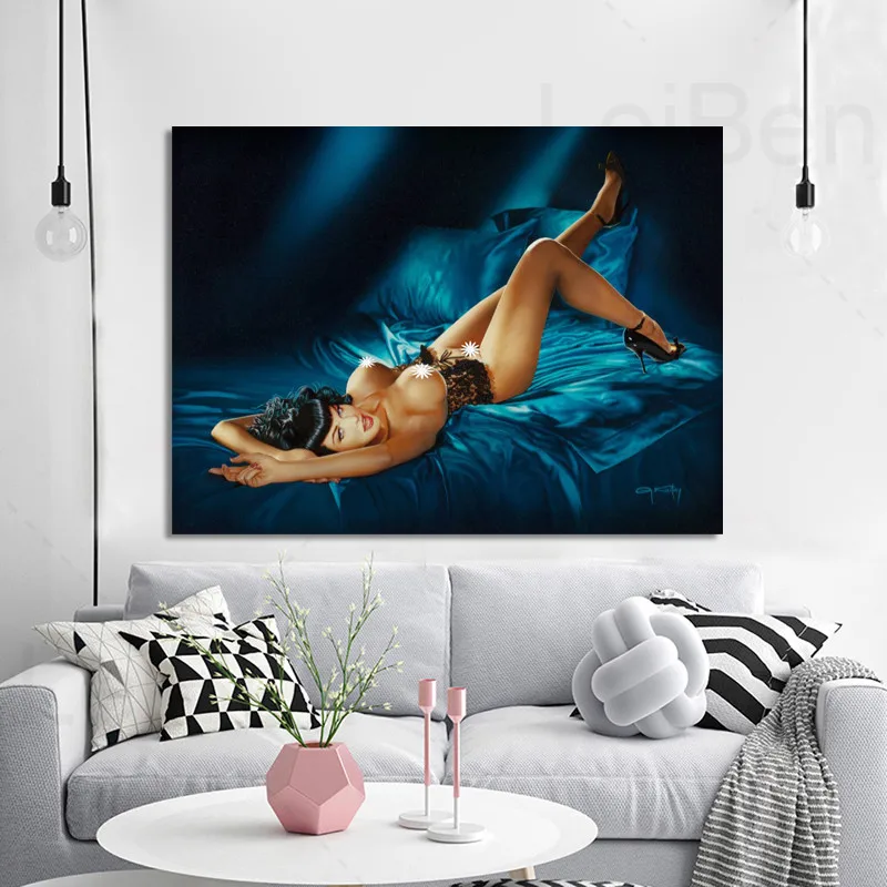 Decoration Poster.Home interior design.Room Wall art.Vintage nude woman.7008 