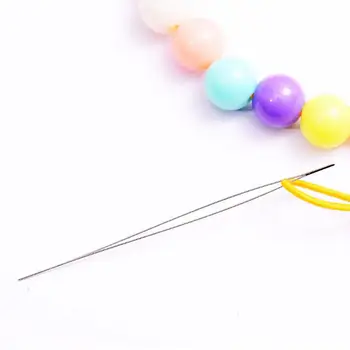

6Pcs Beading Needle Handwork Big Eye Bracelet Tools Craft Necklace Stringing Accessories Curved Threading Jewelry Making DIY