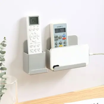 

Wall Mounted Phone Stand Storage Rack Remote Control Air Conditioner Holder S L