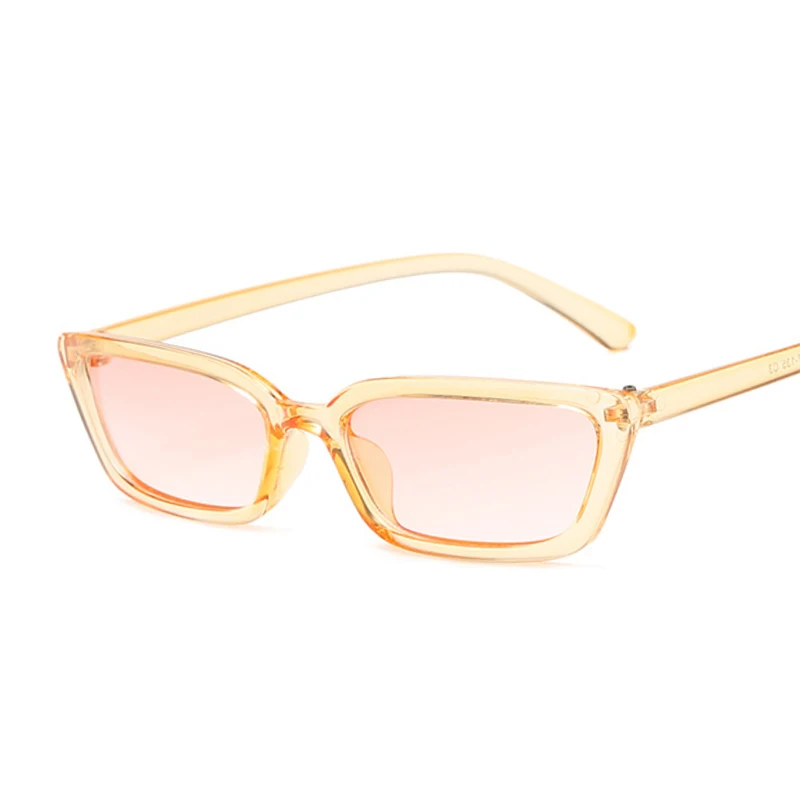Маленький модный кошачий глаз солнцезащитные очки Женские винтажные пластиковые зеркальные Ретро Черные солнцезащитные женские очки оculos De Sol Feminino UV400