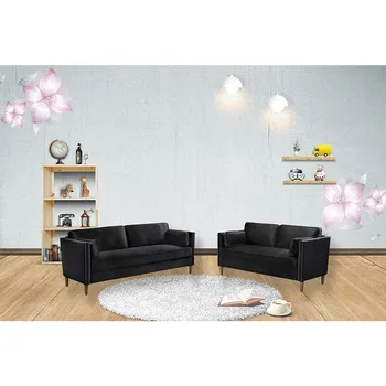 

2+3 Seat Sofa Living Room Sofa , Nordic Light Luxury Fabric Sofa Three-person Minimalist Living Room Sofa Designer Post Modern